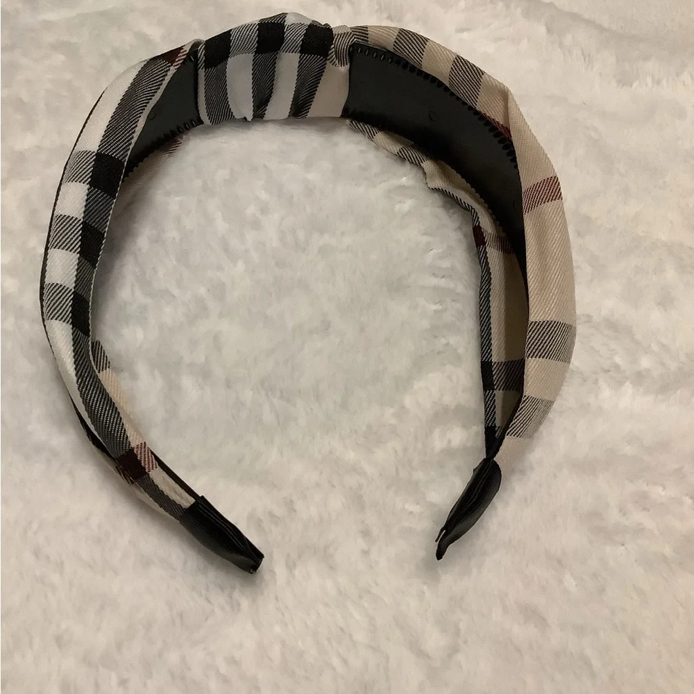 2 Plaid Headbands & Set of Pins (1 of 2 sets posted)